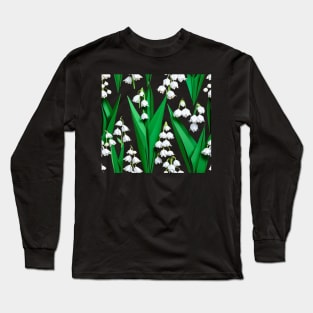 Origami Lily of the Valley - PanfurWare LLC Long Sleeve T-Shirt